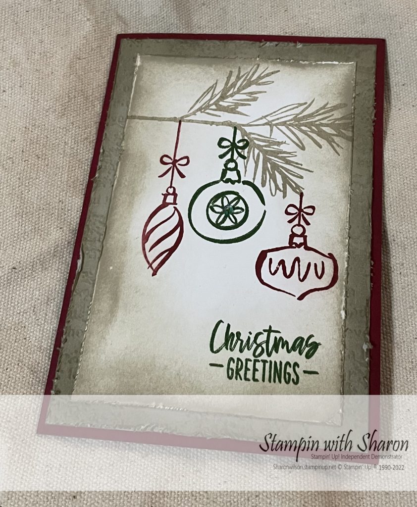 Decorated with Happiness Stamp set by Stampin' Up! in the July to December Mini Catalogue